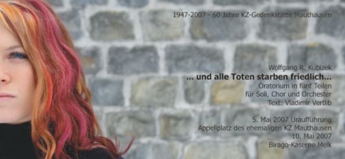 Oratorium ... und alle Toten starben friedlich ... Oratorium ... und alle Toten starben friedlich ...