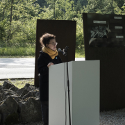 Anna Goldenberg Autorin und Journalistin Anna Goldenberg während ihrer Rede